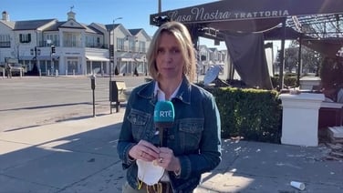 Yvonne Murray reports on the fire destruction in Pacific Palisades