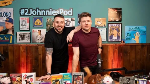 Co-Host Johnny B (left) was catfished by 'Nicky'