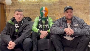 Here’s the video Kneecap sent RTÉ News after receiving six BAFTA award nominations