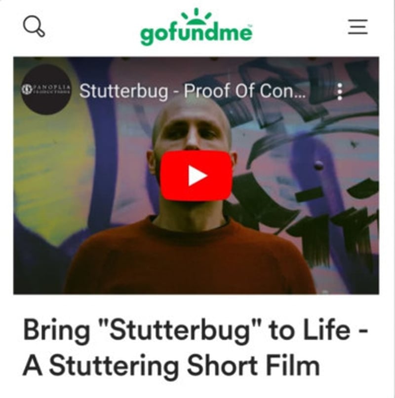 Stutterbug - Short Film Fundraiser