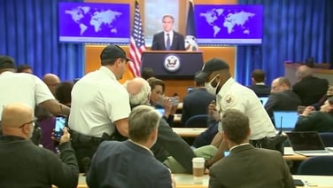 'You belong in The Hague' - Journalist removed from US Secretary of State’s final press conference