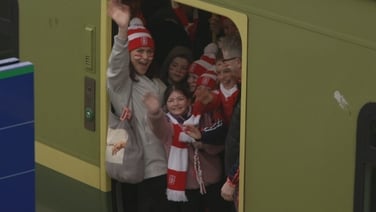 Cuala supporters charter DART to Croke Park