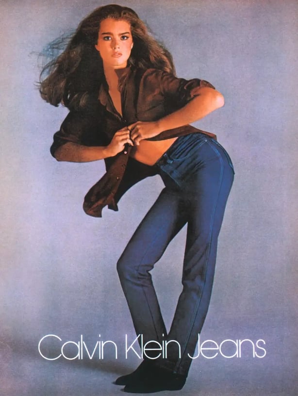 Shields made a name for herself modelling for Calvin Klein in the 1980s (Alamy/PA)