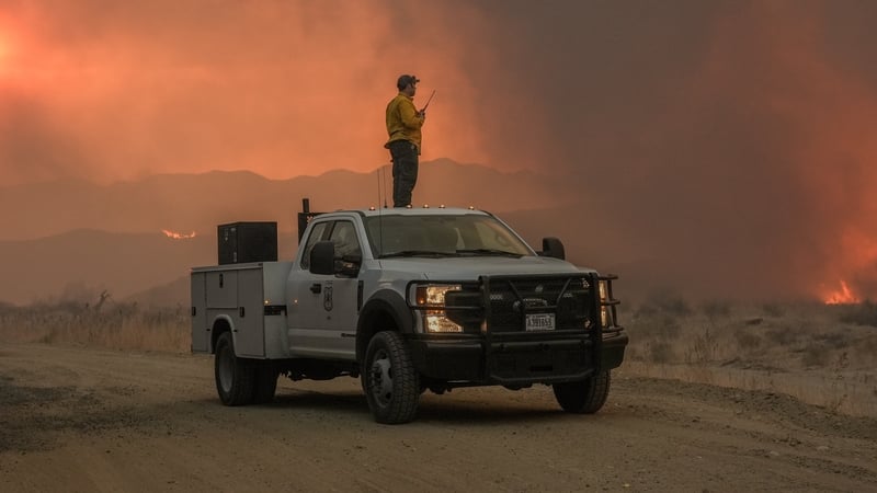 New wildfire near Los Angeles forces evacuations