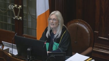 Verona Murphy address Dáil on issue  of speaking rights