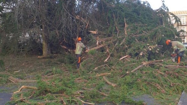 Clean-up teams out in Co Clare today