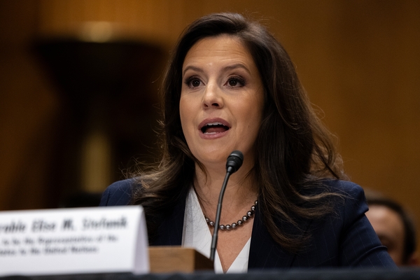 Congresswoman Elise Stefanik said Israel had a 'biblical right' to the West Bank