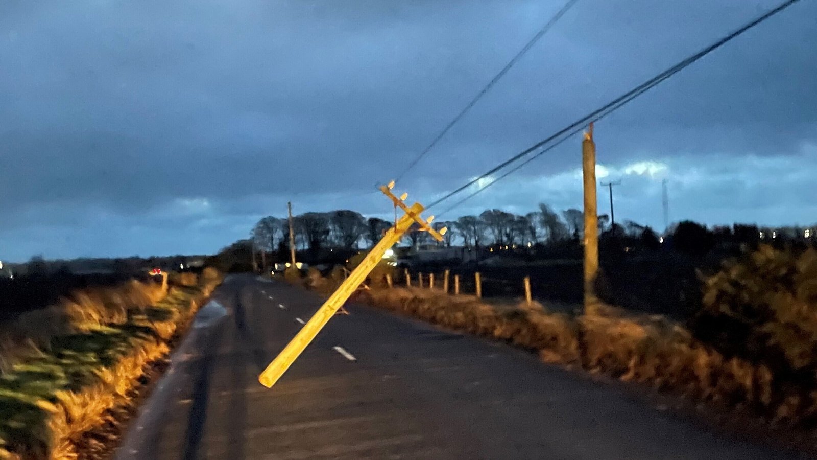 Elderly people stay warm in bed after Storm Éowyn power outage