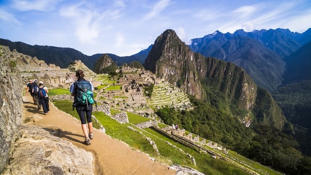 Machu Picchu tourists