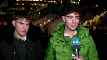 Fans react to Ireland’s rugby win over England