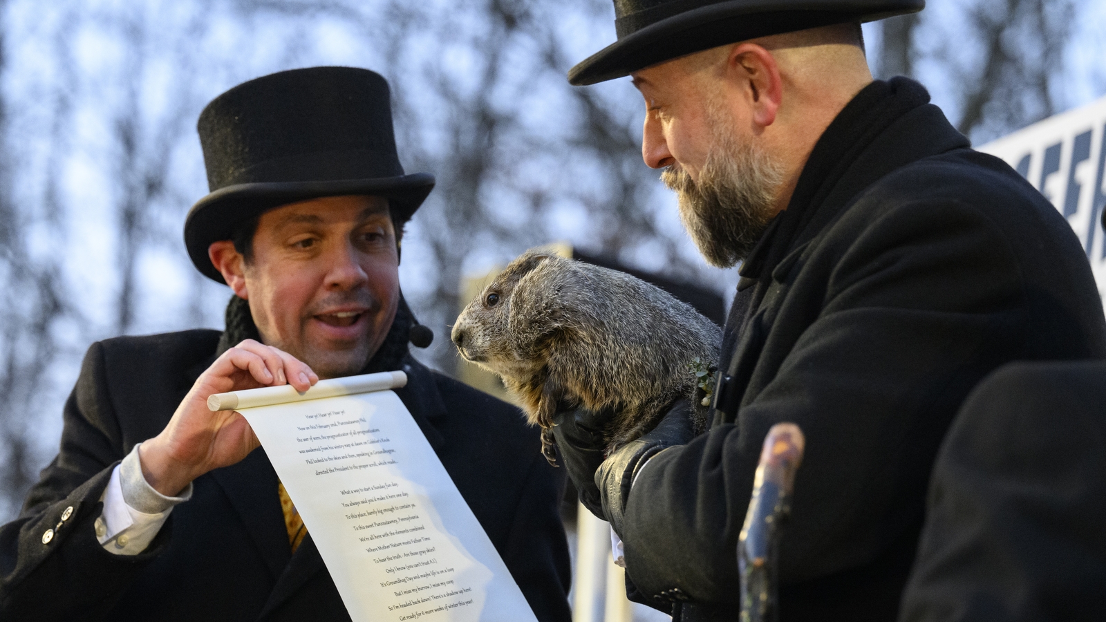 Groundhog forecasts six more weeks of winter in US