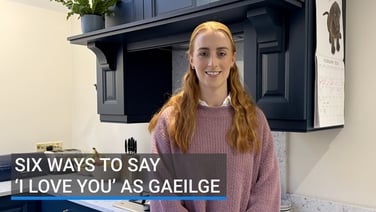Six ways to say 'I love you' as Gaeilge