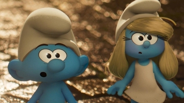 Watch Rihanna, aka Smurfette, introduce the new Smurfs movie