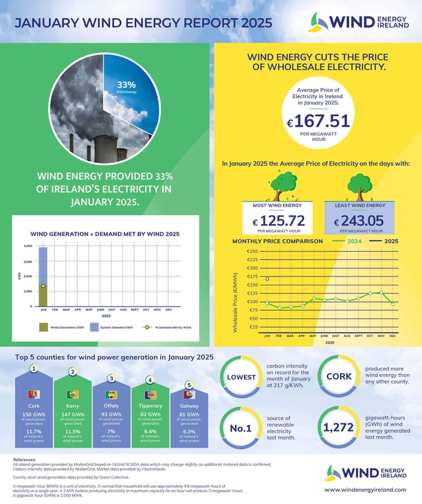 January Wind Energy Report 2025