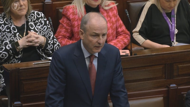 Deir Micheál Martin nach sárú teicniúil ar bhuan-orduithe na Dála a ráiteas faoi 'insint bréaga.'