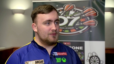 Darts champion Luke Littler surprises young fans in Dublin