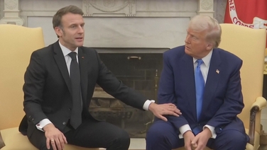 Macron corrects Trump after he says EU getting their money back from Ukraine