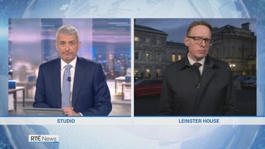 Watch: Six One News live with Political Correspondent Mícheál Lehane