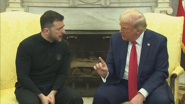 Trump and Zelensky raise voices in Oval Office clash