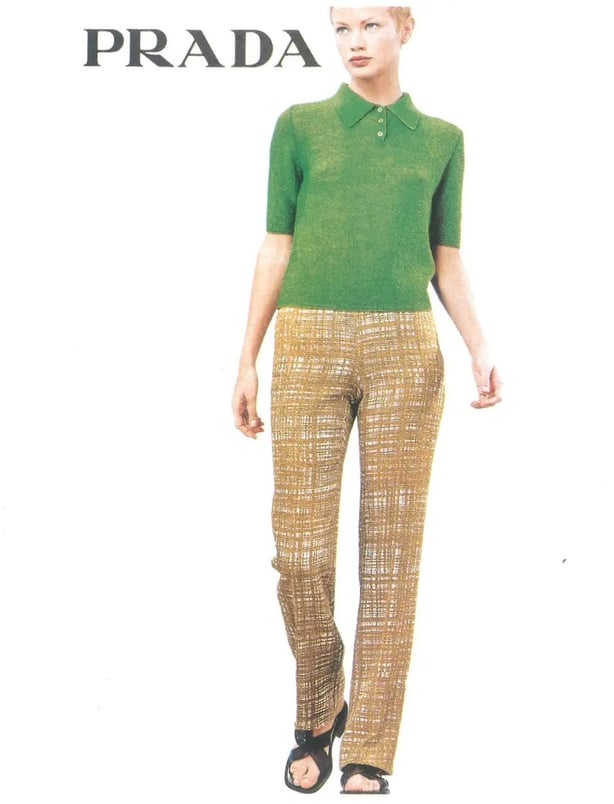 A look from Prada's 1996 spring collection (Alamy/PA)