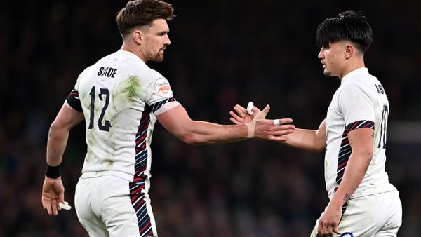 Henry Slade (l) and Marcus Smith have dropped out of the England side