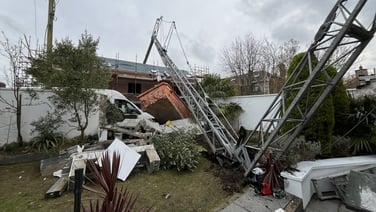 Lucky escape for Navan residents after crane collapse