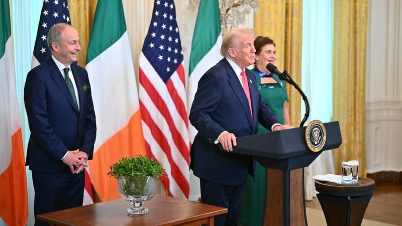 President Trump hosting An Taoiseach at the White House