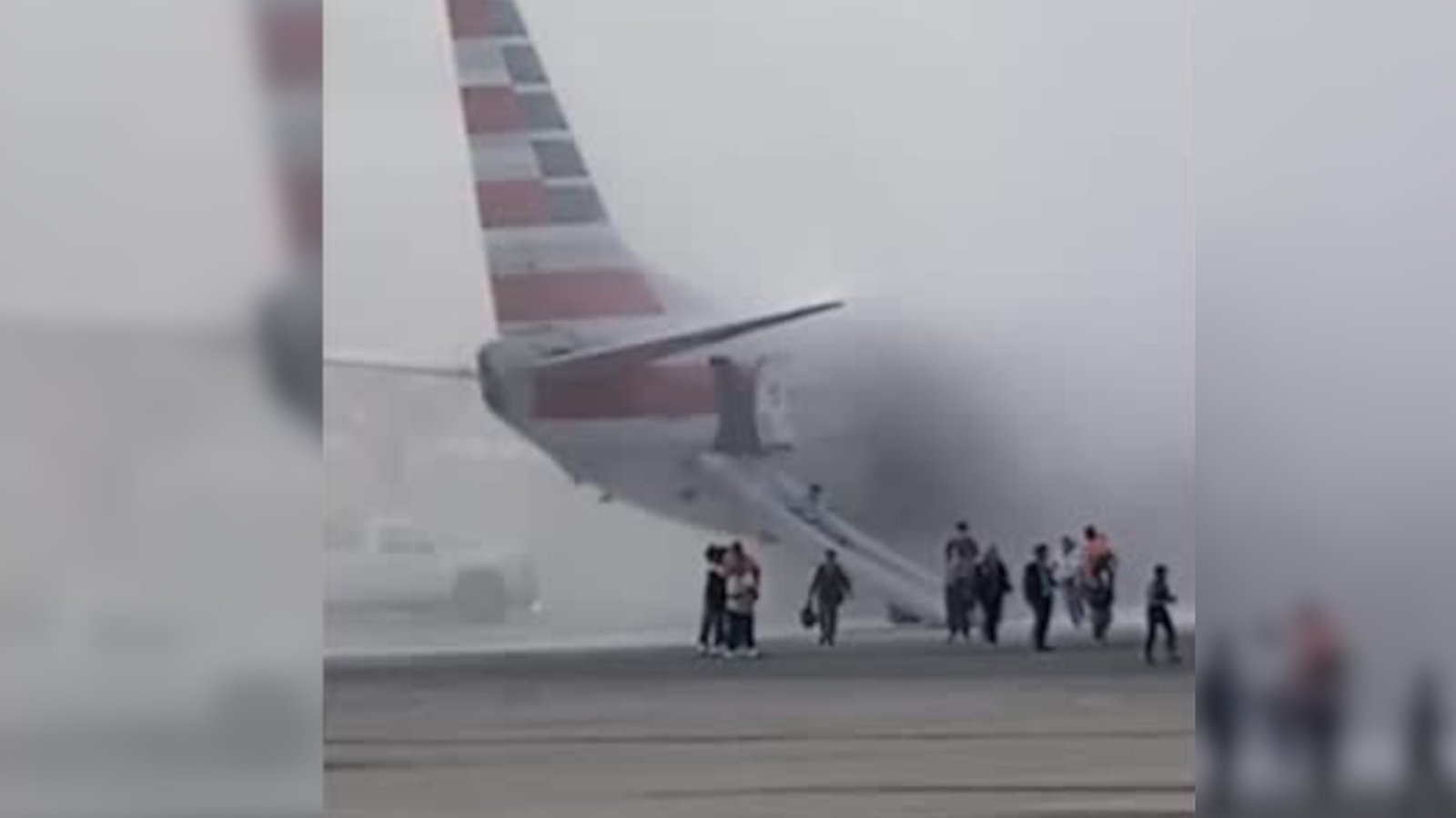 Jet Evacuation on Wings: Passengers Survive Fire Emergency