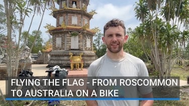 Flying the flag - from Roscommon to Australia on a bike