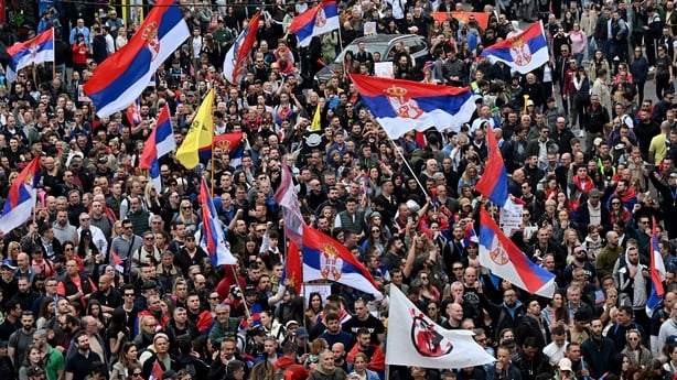 Belgrade’s Historic Anti-Government Rally: Over 100,000 Protesters Unite for Change