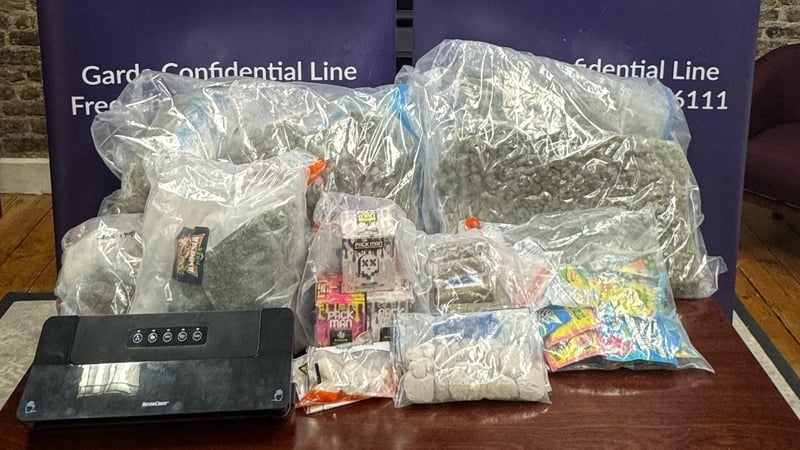 The seized drugs are subject to analysis by Forensic Science Ireland
