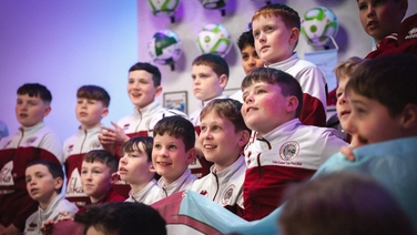 Total Football visits Park Villa in Navan