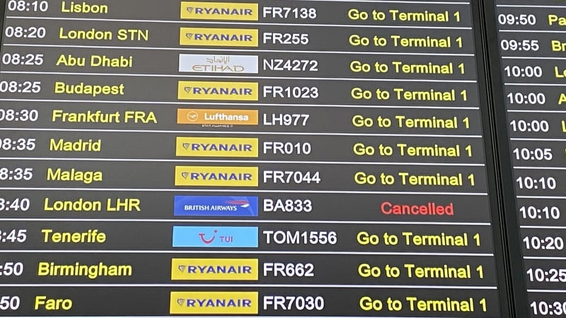 Airlines trying to re-route impacted Heathrow flights