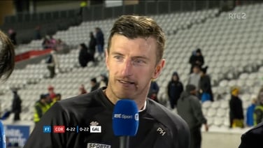 Record-breaking Patrick Horgan reacts