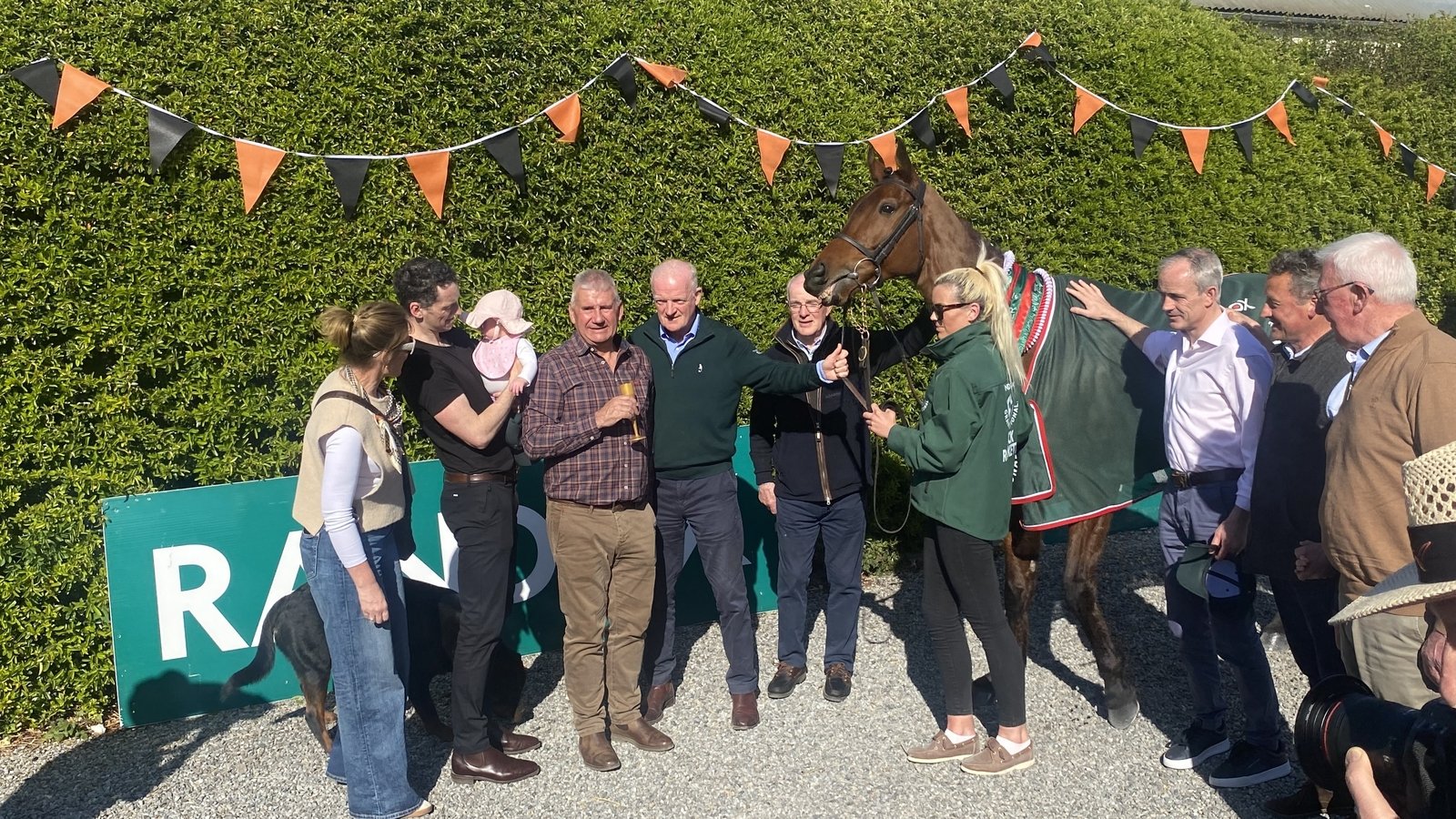 Hero's welcome for Grand National winner Nick Rockett