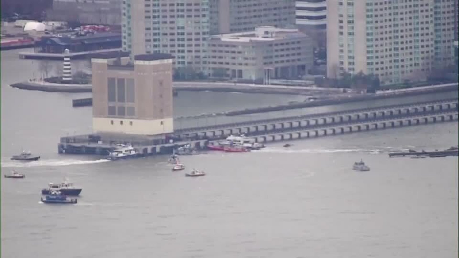 Helicopter crashes into New York's Hudson River - police