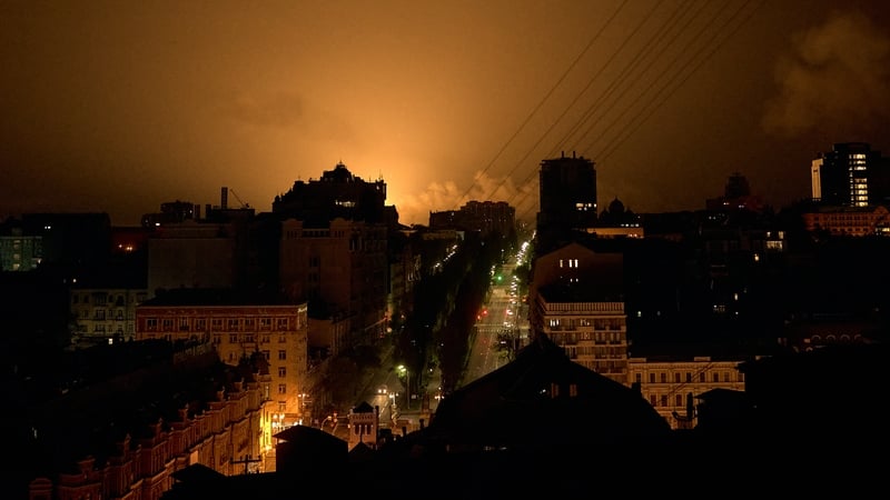 At least nine people have been killed in Russian attack on Kyiv