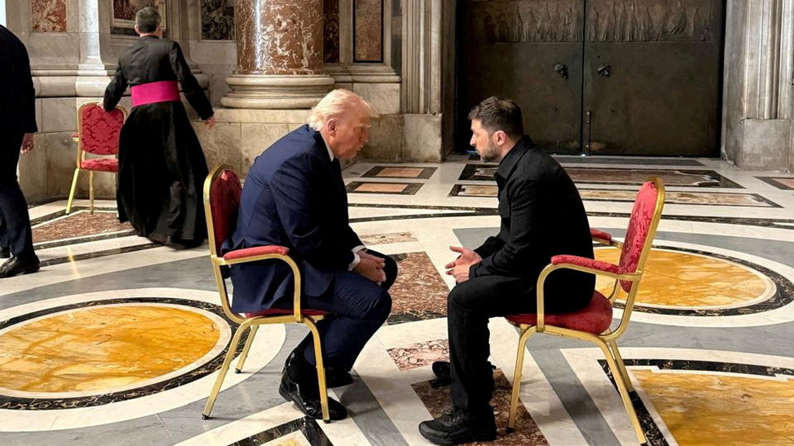 Zelensky says Rome meeting with Trump could be 'historic'