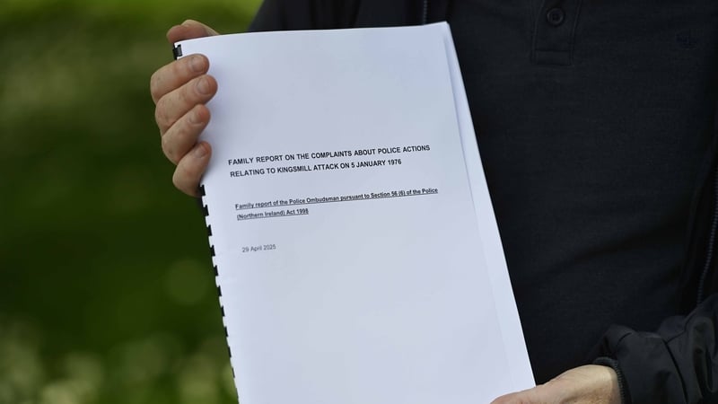 Report finds failures in original police investigation of Kingsmill Massacre