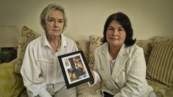 Michael Gaine's wife Janice and sister Noreen