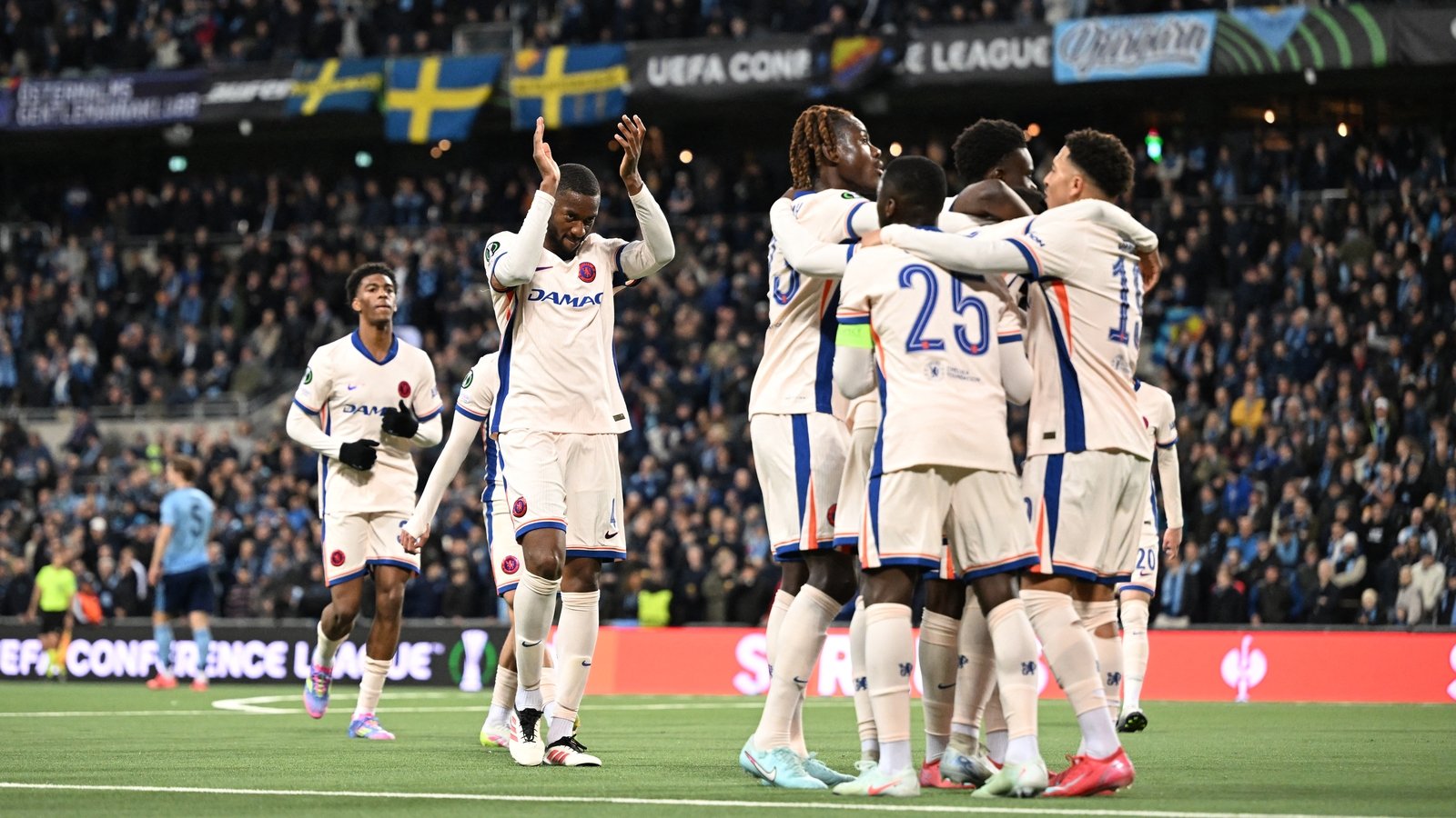 Chelsea cruise to win at Djurgarden