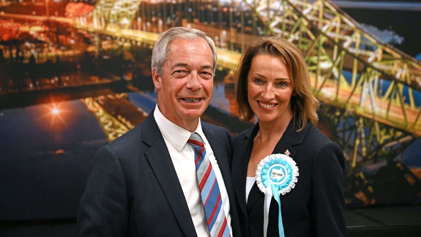 Farage's Reform UK party support surges, wins by-election