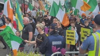 Crowds attend Letterkenny protests