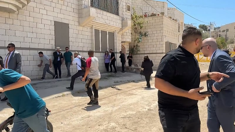 IDF fire shots near delegation with Irish envoys