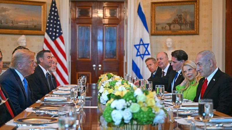 Netanyahu meets Trump at White House amid ceasefire talks