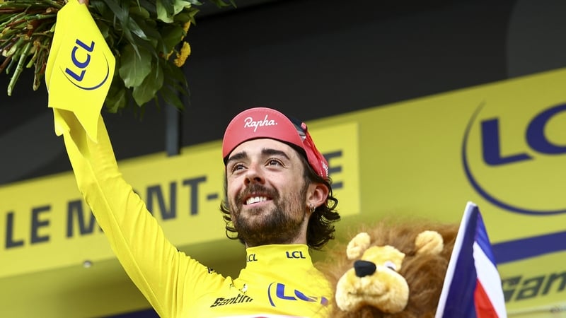 Healy takes yellow jersey at Tour de France