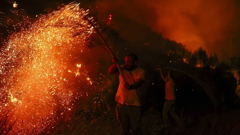 Wildfires across Europe result in death and evacuations