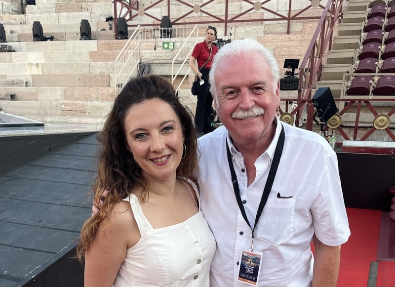 Marty chats to Soprano Sicilia Mariangela