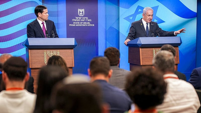 Rubio promises 'unwavering support' for Israel in Gaza goals Rubio promises 'unwavering support' for Israel in Gaza goals