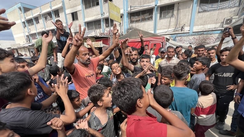 "I'm happy because I don't have to worry about my family's safety" - Gazan student